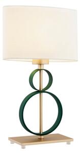 Argon 8317 - Stolní lampa PERSEO 1xE27/15W/230V 42 cm krémová/zelená