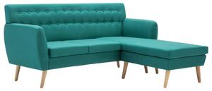 Rohová sedačka textilní čalounění 171,5 x 138 x 81,5 cm zelená