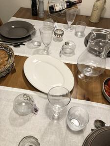 Cote Table Oválný talíř Constance bílý menší