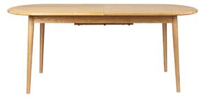 Rozkládací jídelní stůl s přídavnou deskou s deskou v dubovém dekoru 90x180 cm Twist – Zuiver