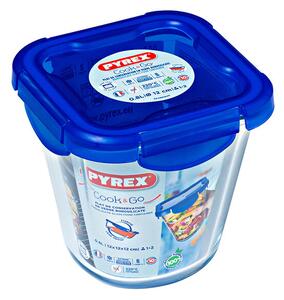 Hermetická obědová krabice Pyrex Cook & go Transparentní Sklo (800 ml) (6 kusů)