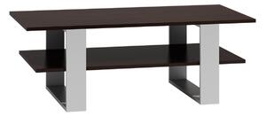 AMI nábytek Konferenční stolek stůl HEBE Wenge/Bílý