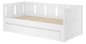 Rozkládací postel Relax - bílá masiv Bílá 90x200/180x200 cm