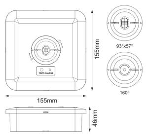 LED Nouzové svítidlo LED/2W/230V 6000K IP65 3200 mAh