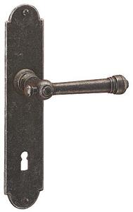 Dveřní kování COBRA MANHEIM (K), klika-klika, Otvor pro obyčejný klíč BB, COBRA K (kované kování)