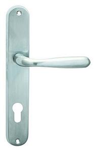 Dveřní kování COBRA ORION (OCS), klika-klika, Otvor pro obyčejný klíč BB, COBRA OCS (chrom matný), 72 mm