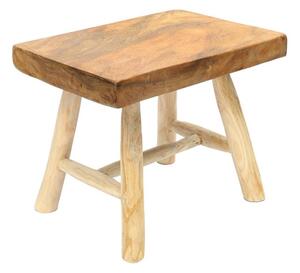 Dřevěná stolička Kediri Stool 35 cm Bazar Bizar