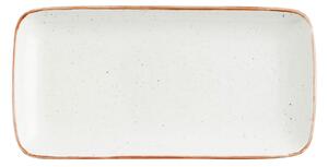 Servírovací podnos Ariane Terra Obdélníkový Keramický Béžový (28 x 14 cm) (6 kusů)