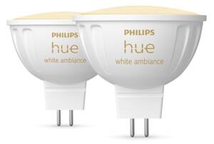 SADA 2x LED Stmívatelná žárovka Philips Hue WA GU5,3/MR16/5,1W/12V 2200-6500K
