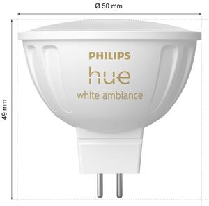 SADA 2x LED Stmívatelná žárovka Philips Hue WA GU5,3/MR16/5,1W/12V 2200-6500K