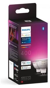 SADA 2x LED RGBW Stmívatelná žárovka Philips Hue WACA GU5,3/MR16/6,3W/12V