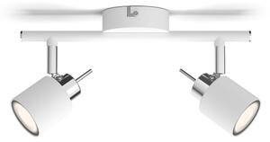 Philips - Bodové svítidlo MERANTI 2xGU10/35W/230V bílá