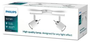 Philips - Bodové svítidlo MERANTI 2xGU10/35W/230V bílá