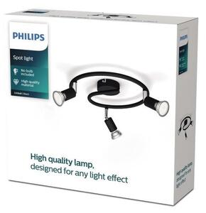 Philips - Bodové svítidlo LIMBALI 3xGU10/50W/230V černá