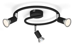 Philips - Bodové svítidlo LIMBALI 3xGU10/50W/230V černá