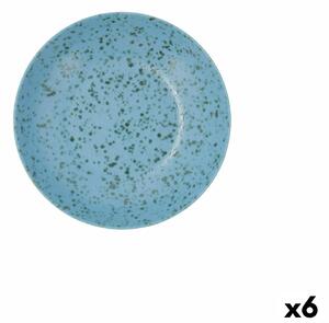 14942 Hluboký Talíř Ariane Oxide Keramický Modrý (Ø 21 cm) (6 kusů)