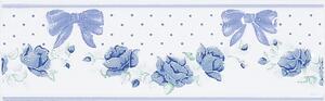 Retro obklad Brennero (Fineza) Ricordi Rose Bleu list. alto 6x20