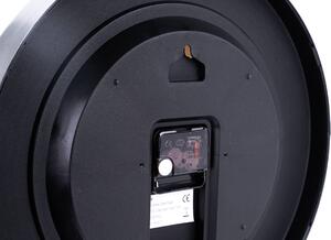 Nástěnné hodiny v moderním stylu, 35 x 4,6 cm, černé