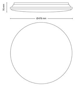 Philips - LED Stmívatelné stropní svítidlo WINCEL LED/40W/230V 2700-6500K + DO