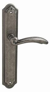Dveřní kování MP Firenze (OGA), klika-klika, Otvor pro obyčejný klíč BB, MP OGA (antik šedá), 90 mm