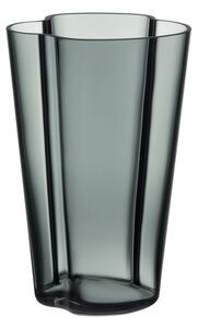 Skleněná váza Alvar Aalto Dark Grey 22 cm Iittala