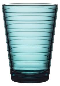 Sklenice Aino Aalto Sea Blue 330 ml - set 2 ks Iittala