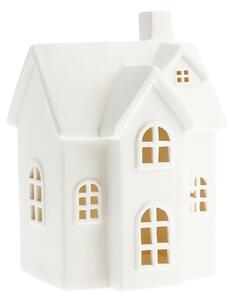 Keramický svícen domeček Byn nr 7 White Storefactory Scandinavia