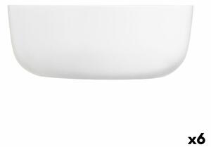 3804 Miska Luminarc Diwali Bílý Sklo (17,8 cm) (6 kusů)