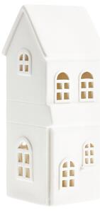 Keramický svícen domeček Byn nr 5 White Storefactory Scandinavia