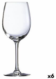 3198 Sklenka na víno Ebro Transparentní Sklo (580 ml) (6 kusů)