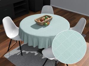 Biante Teflonový kulatý ubrus Milano TF-050 - světle mentolový Ø 40 cm
