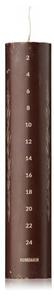 Adventní svíčka Christmas Candle Mahogany Humdakin
