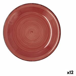 3843 Talíř na zákusky Quid Vita Keramický Červený (19 cm) (12 kusů)