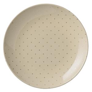 Keramický talíř Star Dot Gold 25 cm Bloomingville