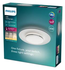 Philips- LED Stmívatelné stropní svítidlo GARNET SCENE SWITCH LED/30W/230V 2700K