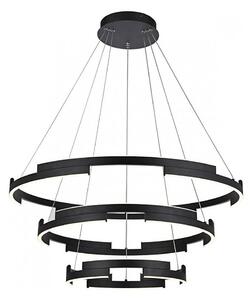 Redo 01-3182 - LED Stmívatelný lustr na lanku CASTLE LED/80W/230V černá
