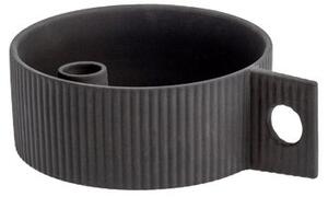 Keramický svícen Lidaby Dark Grey 19 cm Storefactory Scandinavia
