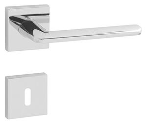 Dveřní kování MP Eliptica-HR 3098Q (OC), klika-klika, Otvor pro obyčejný klíč BB, MP OC (chrom lesklý)