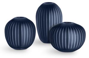 Vázy Hammershoi Indigo Mini - set 3 ks Kähler