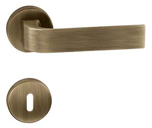 Dveřní kování MP Cinto-R 2732 (OGS), klika-klika, Otvor pro obyčejný klíč BB, MP OGS (bronz česaný mat)