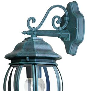 Venkovní nástěnná lampa ve tvaru lucerny s IP44