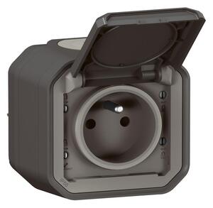 Legrand - Venkovní zásuvka PLEXO 250V IP55 antracit