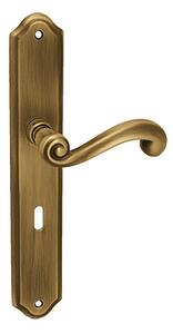 Dveřní kování MP Carla 704 (OGS), klika-klika, Otvor pro obyčejný klíč BB, MP OGS (bronz česaný mat), 72 mm