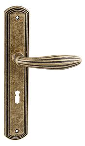 Dveřní kování MP TI - SOFIA - 1911 (OBA - Antik bronz), klika-klika, Otvor pro obyčejný klíč BB, MP OBA (antik bronz), 72 mm