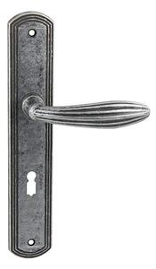 Dveřní kování MP Sofia 1911 (OGA), klika-klika, Otvor pro obyčejný klíč BB, MP OGA (antik šedá), 72 mm