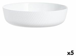 Servírovací podnos Luminarc Smart Cuisine Bílý Sklo Ø 26 cm (5 kusů)