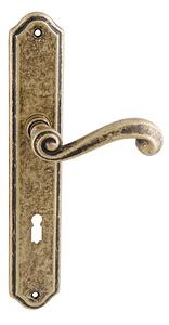 Dveřní kování MP TI - CARLA - 704 (OBA - Antik bronz), klika-klika, Otvor pro obyčejný klíč BB, MP OBA (antik bronz), 72 mm