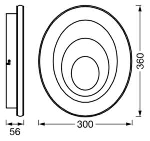 Osram - LED Stropní svítidlo ORBIS SPIRAL LED/27W/230V
