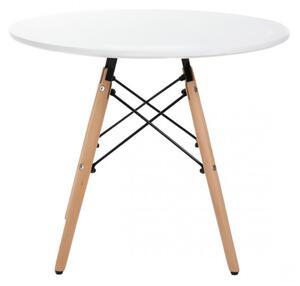 Kulatý stůl TAVOLO bílý 869711 80 cm