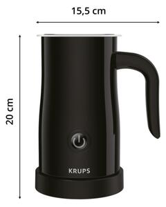Krups - Napěňovač mléka 300ml černá